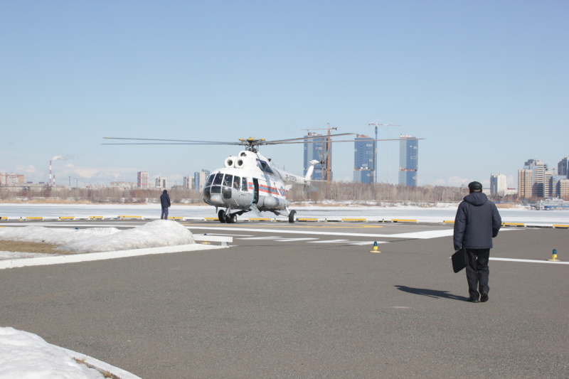 В Татарстане специалисты МЧС наблюдают за весенним половодьем с воздуха