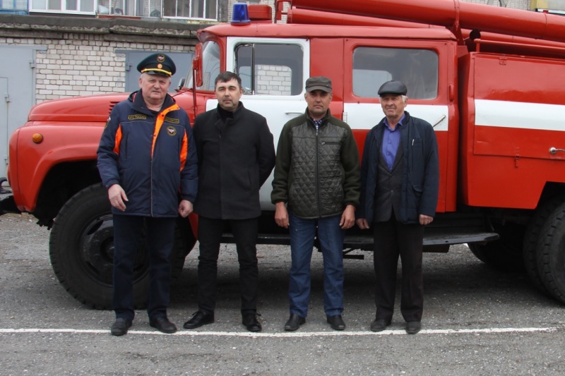 Пожарный автомобиль для добровольцев из Больших Ачасыр