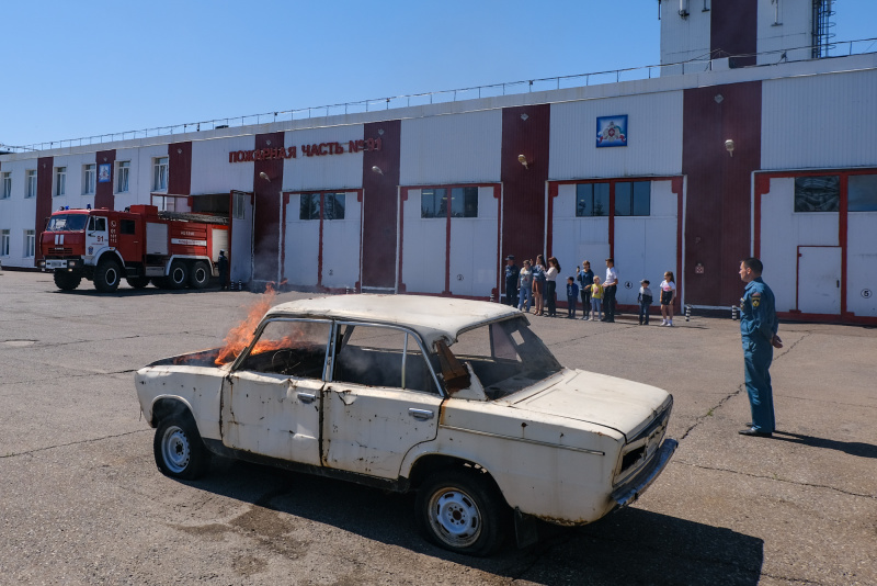 В Нижнекамске чтят память пожарных-героев