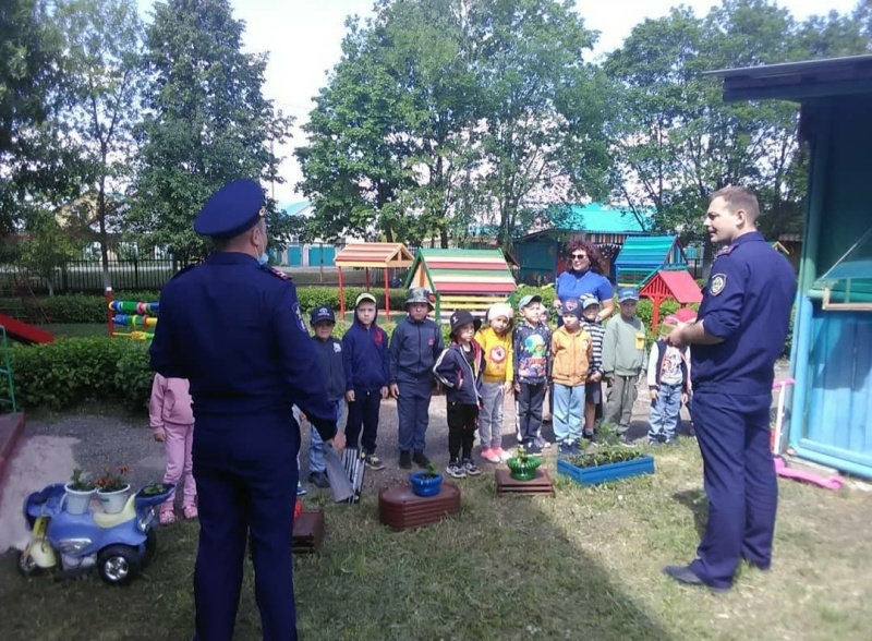 Урок пожарной безопасности в детском саду №5 г. Лениногорска