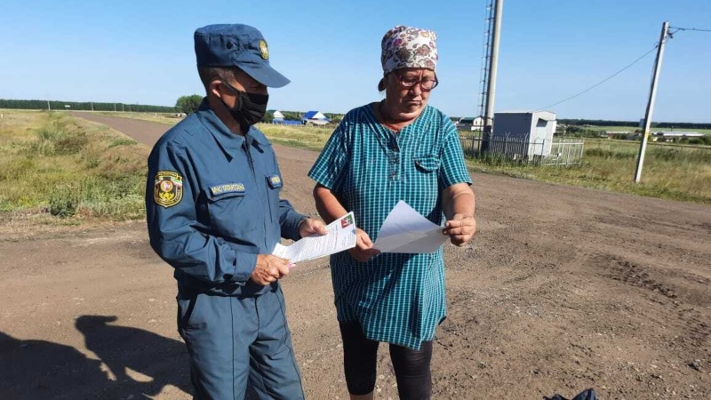 Чтобы предупредить пожары: подворовый обход частных домовладений