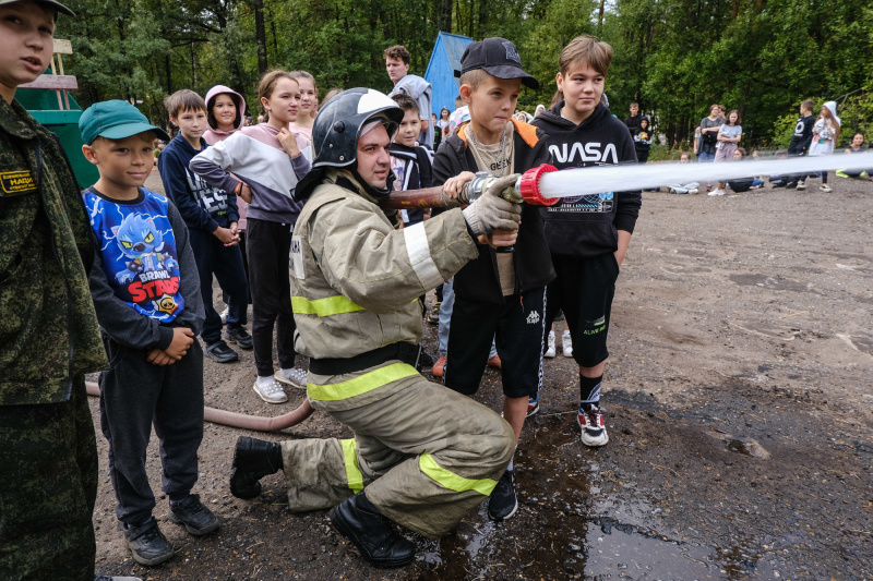 Нижнекамские пожарные на «Острове Мужества»