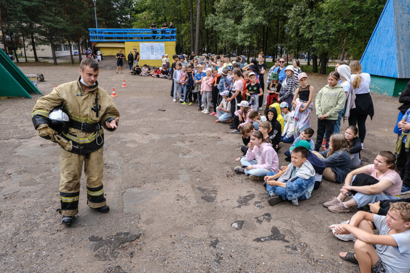 Нижнекамские пожарные на «Острове Мужества»