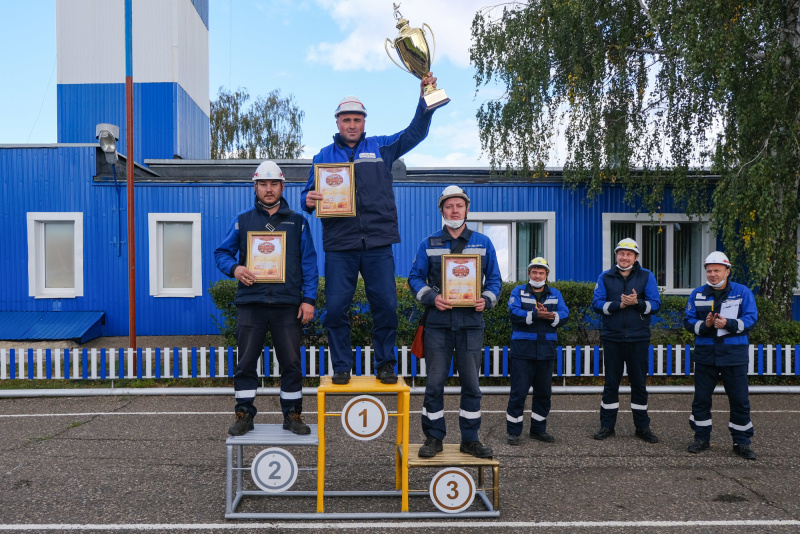 Пожарно-профилактические формирования «Нижнекамскнефтехима» выявили сильнейших