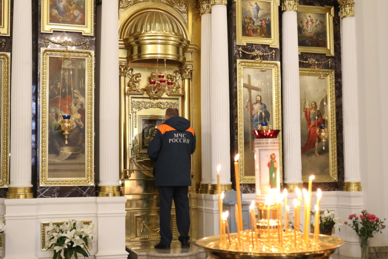 В православных храмах Татарстана прошли благодарственные молебны в честь заступницы от огня