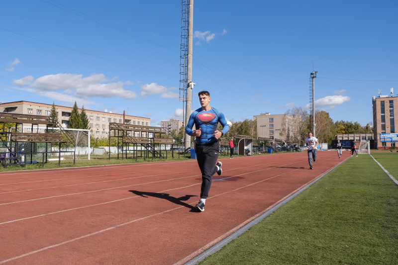 Пожарные Нижнекамска соревновались в кроссе