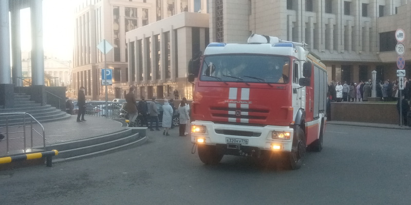 В Верховном суде Татарстана прошли пожарные учения