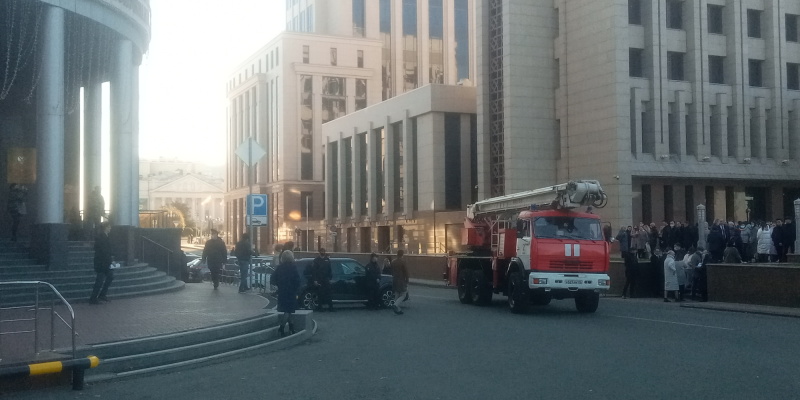 В Верховном суде Татарстана прошли пожарные учения