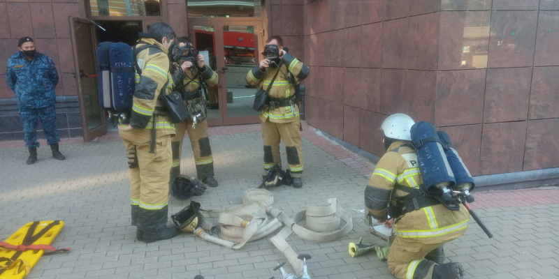 В Верховном суде Татарстана прошли пожарные учения