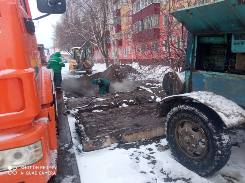 Аварийное отключение теплоснабжения  в городе Набережные Челны.