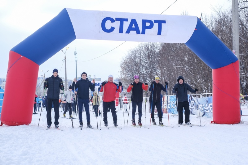 Нижнекамские огнеборцы на старте и в призерах «Лыжни России»!