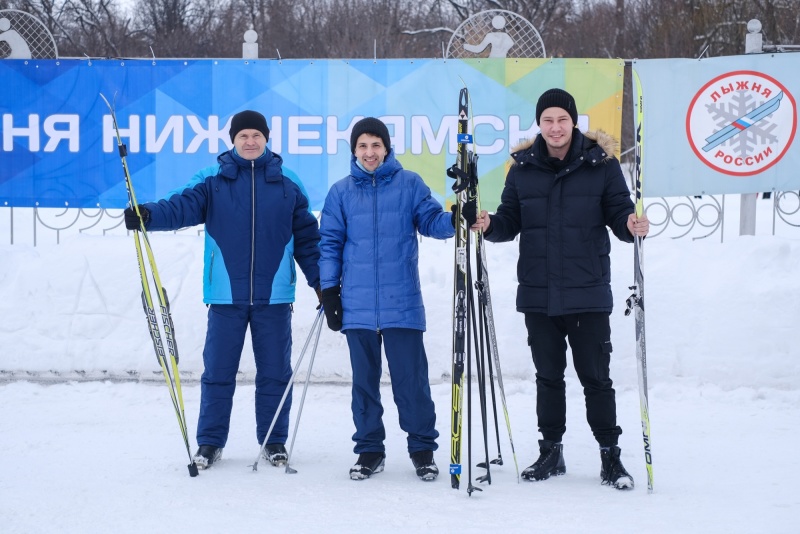 Нижнекамские огнеборцы на старте и в призерах «Лыжни России»!