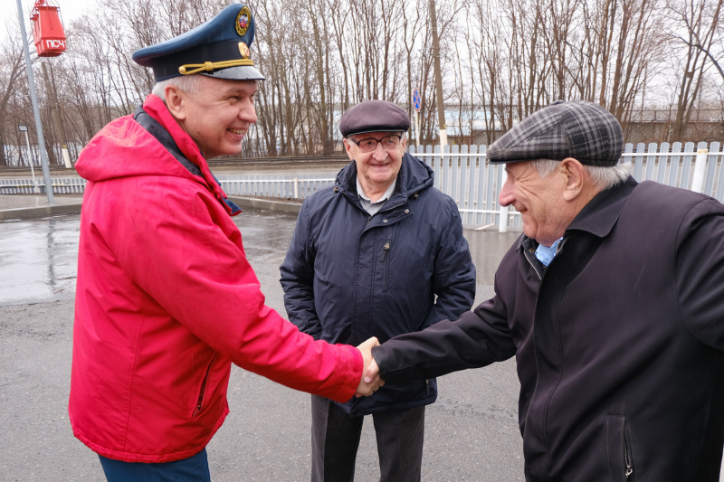 Почёт ветеранам противопожарной службы