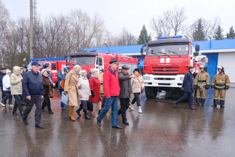 Почёт ветеранам противопожарной службы