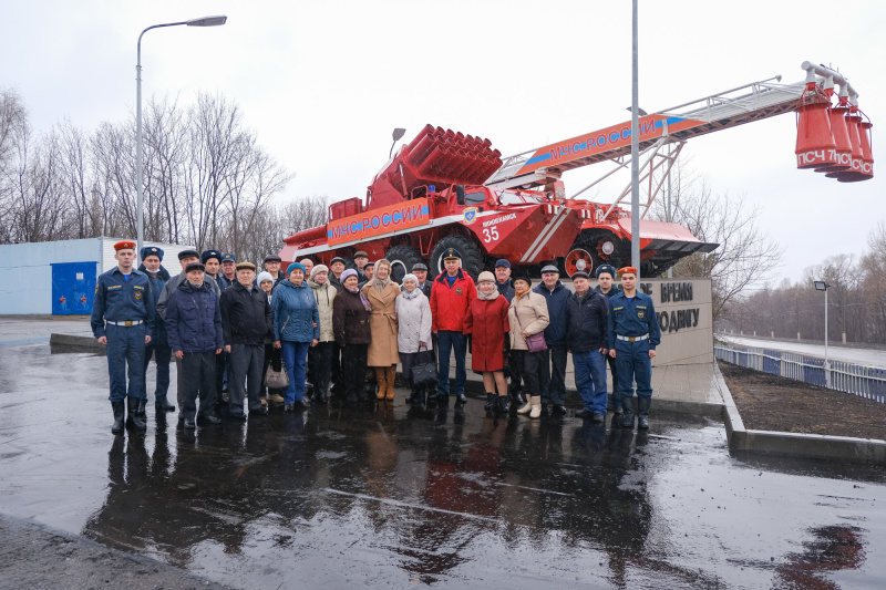 Почёт ветеранам противопожарной службы