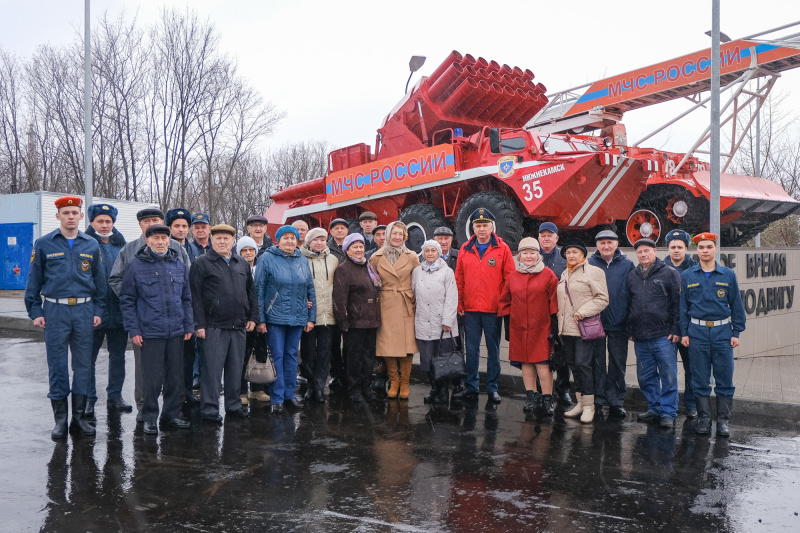 Почёт ветеранам противопожарной службы