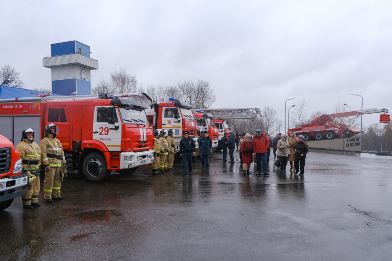 Почёт ветеранам противопожарной службы