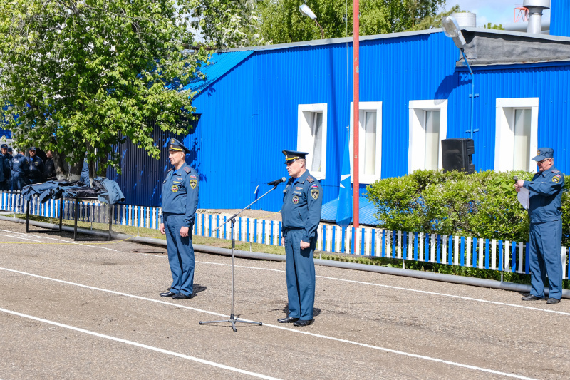 Достойный приём: в Нижнекамске состоялись республиканские соревнования газодымозащитной службы