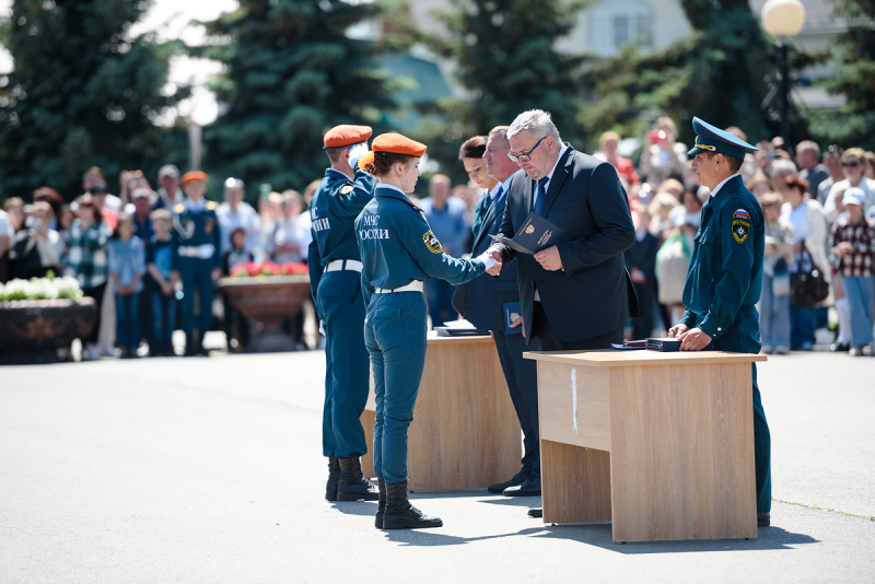 ТОРЖЕСТВЕННОЕ ВРУЧЕНИЕ ДИПЛОМОВ ВЫПУСКНИКАМ ТЕТЮШСКОГО ГОСУДАРСТВЕННОГО КОЛЛЕДЖА ГРАЖДАНСКОЙ ЗАЩИТЫ