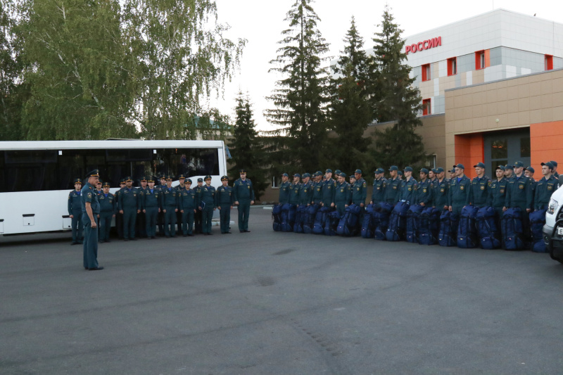 Татарстанские пожарные отправились в Нижегородскую область для усиления группировки МЧС России в борьбе с природными пожарами