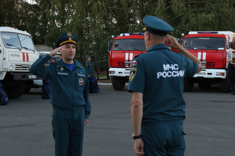 Татарстанские пожарные отправились в Нижегородскую область для усиления группировки МЧС России в борьбе с природными пожарами