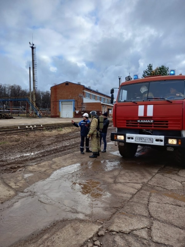 В Нижнекамске состоялись пожарно-тактические учения на объекте транспортировки газа