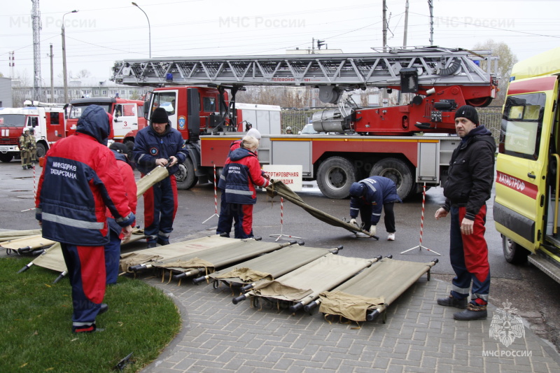 В Республике Татарстан прошла тренировка по гражданской обороне