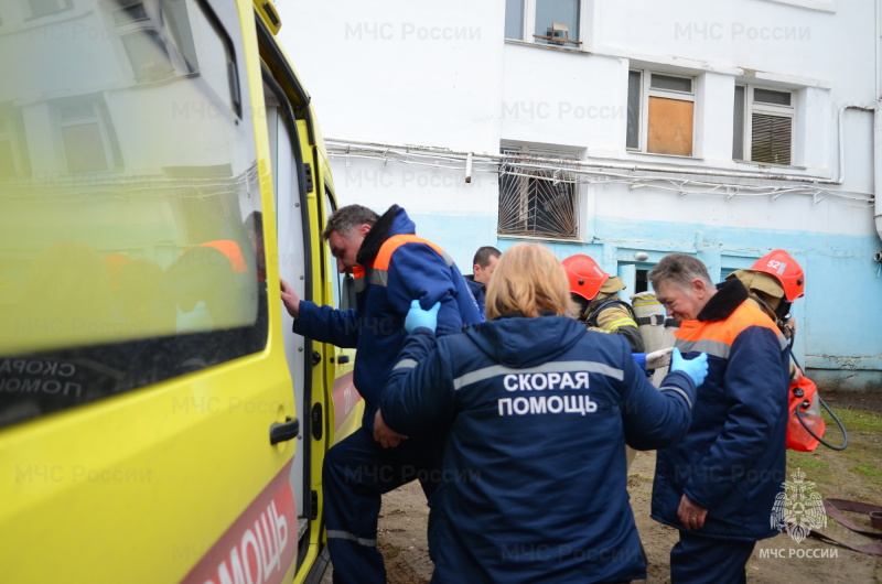 Тренировка по гражданской обороне в Зеленодольском районе