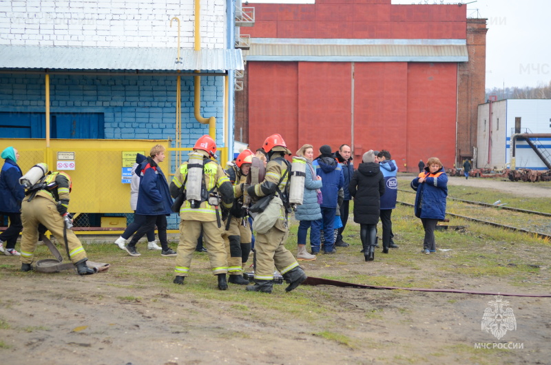 Тренировка по гражданской обороне в Зеленодольском районе