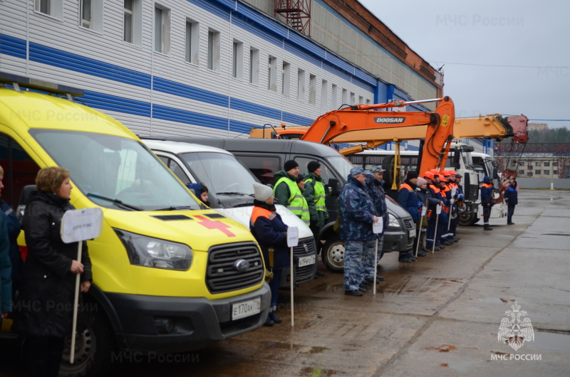 Тренировка по гражданской обороне в Зеленодольском районе