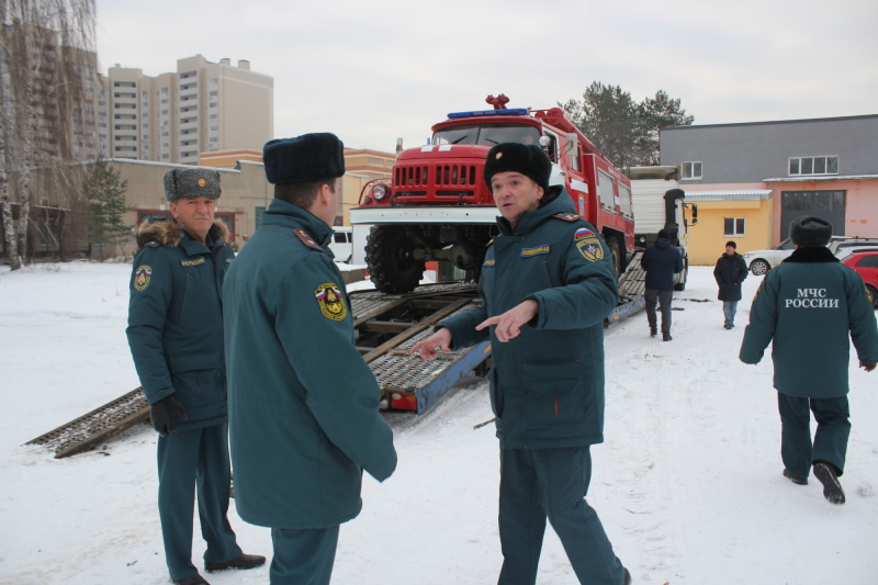 Пожарная техника отправилась из Татарстана в ЛНР