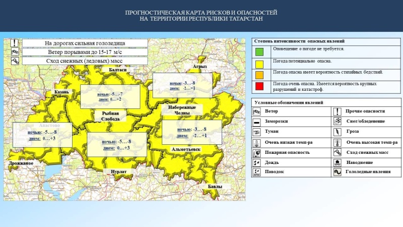 Ежедневный оперативный прогноз возникновения и развития чрезвычайных ситуаций на территории Республики Татарстан на 14.03.2023 г. (активная интернет-ссылка на раздел "Оперативная информация" сайта ГУ МЧС России по РТ обязательна).