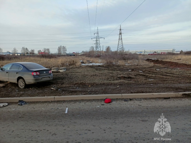 Пожарно-спасательные подразделения МЧС России реагировали на дорожно-транспортное происшествие в г. Набережные Челны.