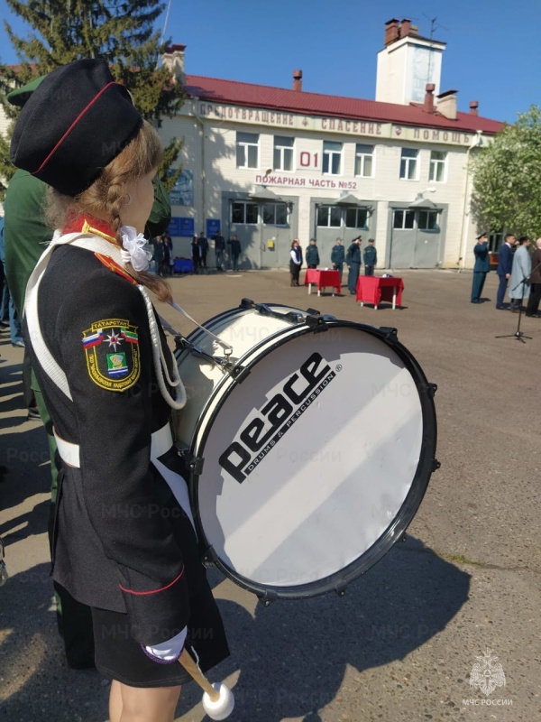 В Зеленодольском гарнизоне провели церемонию принятия присяги сотрудниками МЧС