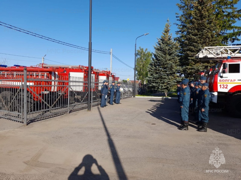 Силы и средства МЧС обеспечивают безопасность праздника «Изге Болгар жыены»