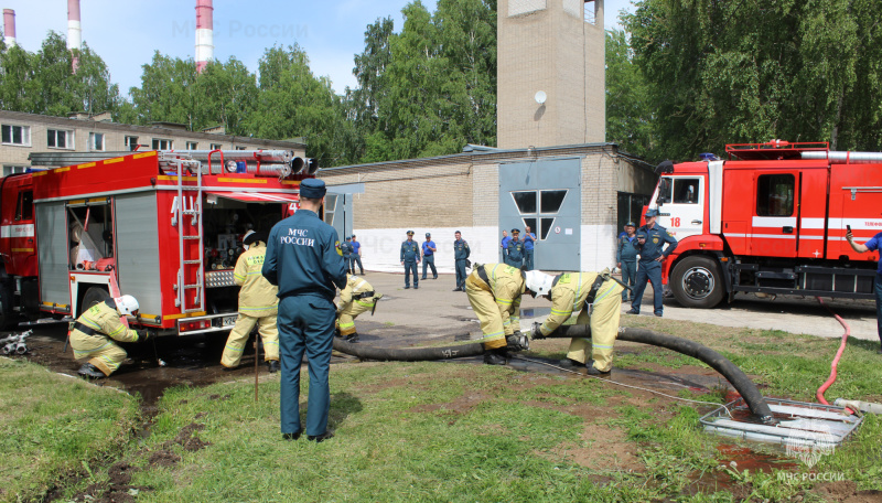 Пожарные из Набережных Челнов стали лучшими в республике среди договорных подразделений федеральной противопожарной службы