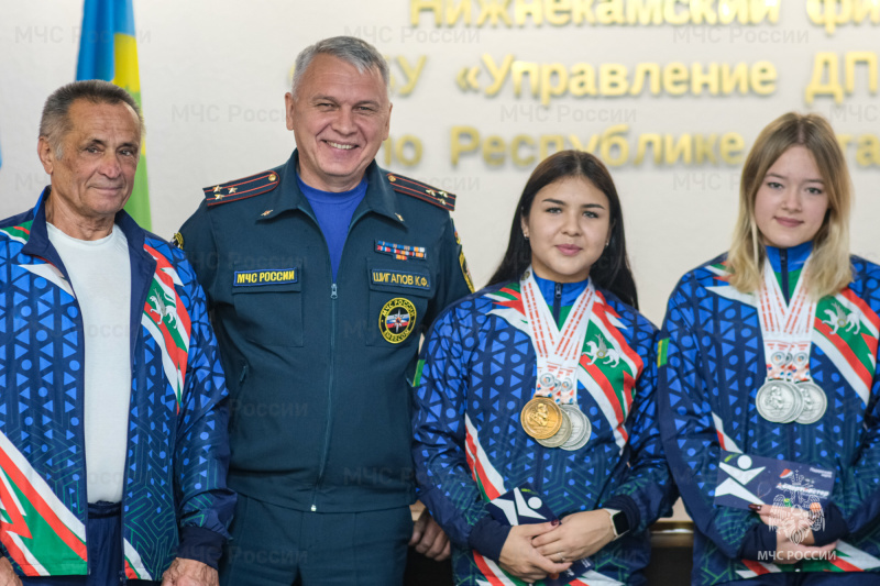 Медали Чемпионата мира: воспитанницы нижнекамской школы пожарно-спасательного спорта добились успеха на высочайшем уровне