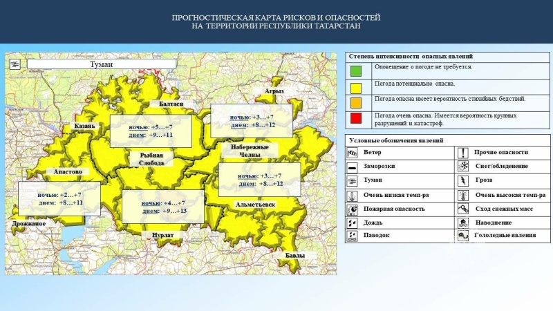 Ежедневный оперативный прогноз возникновения и развития чрезвычайных ситуаций на территории Республики Татарстан на 02.11.2023 г. (активная интернет-ссылка на раздел "Оперативная информация" сайта ГУ МЧС России по РТ обязательна).
