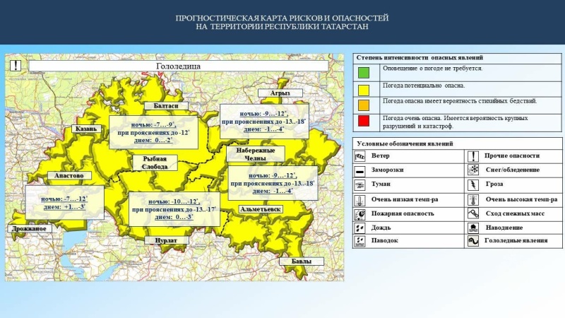 Ежедневный оперативный прогноз возникновения и развития чрезвычайных ситуаций на территории Республики Татарстан на 29.02.2024 г. (активная интернет-ссылка на раздел "Оперативная информация" сайта ГУ МЧС России по РТ обязательна)