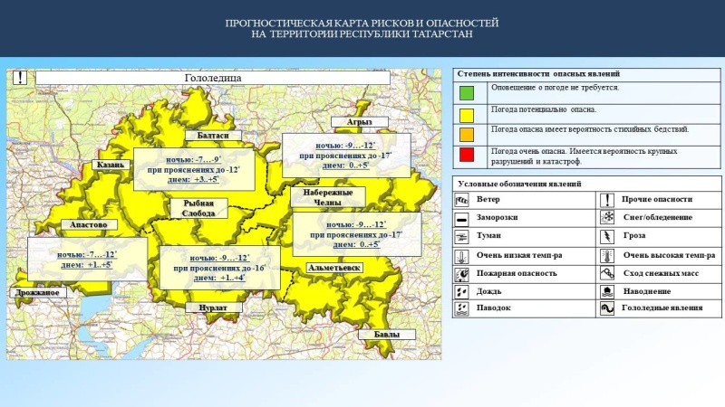 Ежедневный оперативный прогноз возникновения и развития чрезвычайных ситуаций на территории Республики Татарстан на 18.03.2024 г. (активная интернет-ссылка на раздел "Оперативная информация" сайта ГУ МЧС России по РТ обязательна)