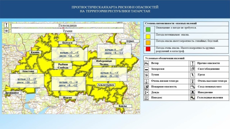 Ежедневный оперативный прогноз возникновения и развития чрезвычайных ситуаций на территории Республики Татарстан на 02.04.2024 г. (активная интернет-ссылка на раздел "Оперативная информация" сайта ГУ МЧС России по РТ обязательна)
