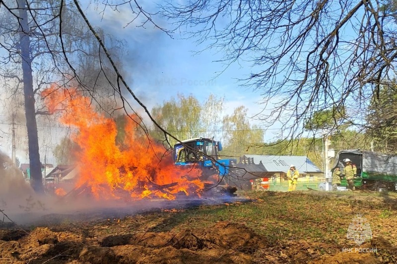 В Зеленодольском лесничестве провели республиканские пожарно-тактические учения