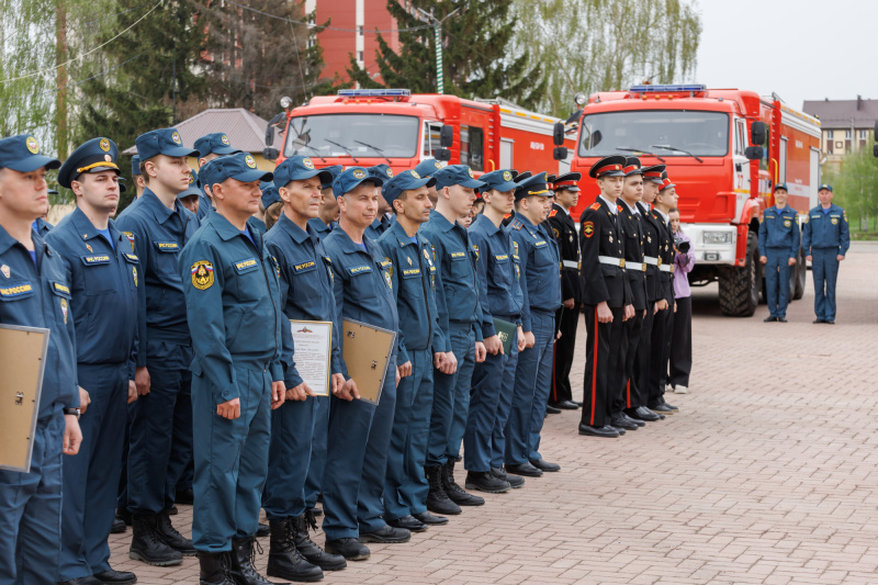 В Альметьевске пожарные получили самый желанный подарок ко Дню пожарной охраны России