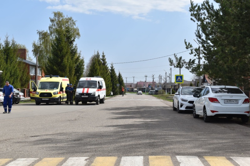 В первой школе Алексеевского прошли пожарно-тактические учения