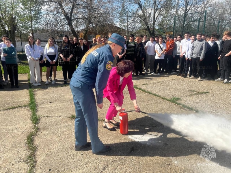 Пожарный ликбез для студентов политехнического колледжа