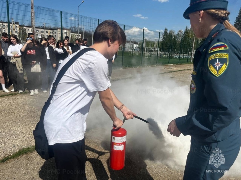 Пожарный ликбез для студентов политехнического колледжа