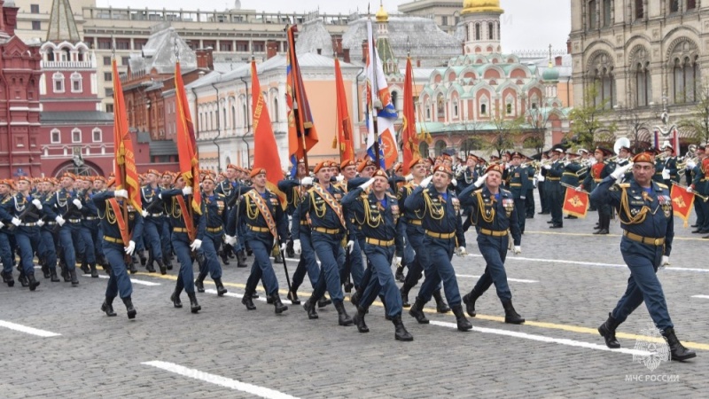 Выпускники Тетюшского госколледжа гражданской защиты участвовали в Параде Победы на Красной площади