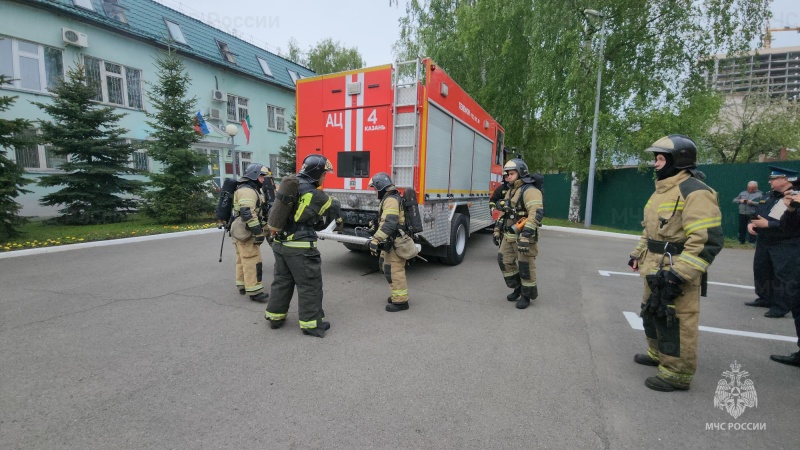 Условный пожар потушили в здании Кировского районного суда