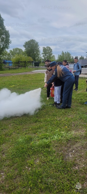 В пожарной части будущие спортсмены