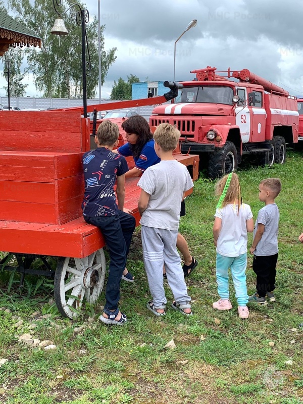 Семьи участников СВО посетили  Музей пожарной охраны